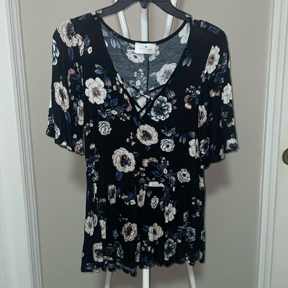 Blue top!